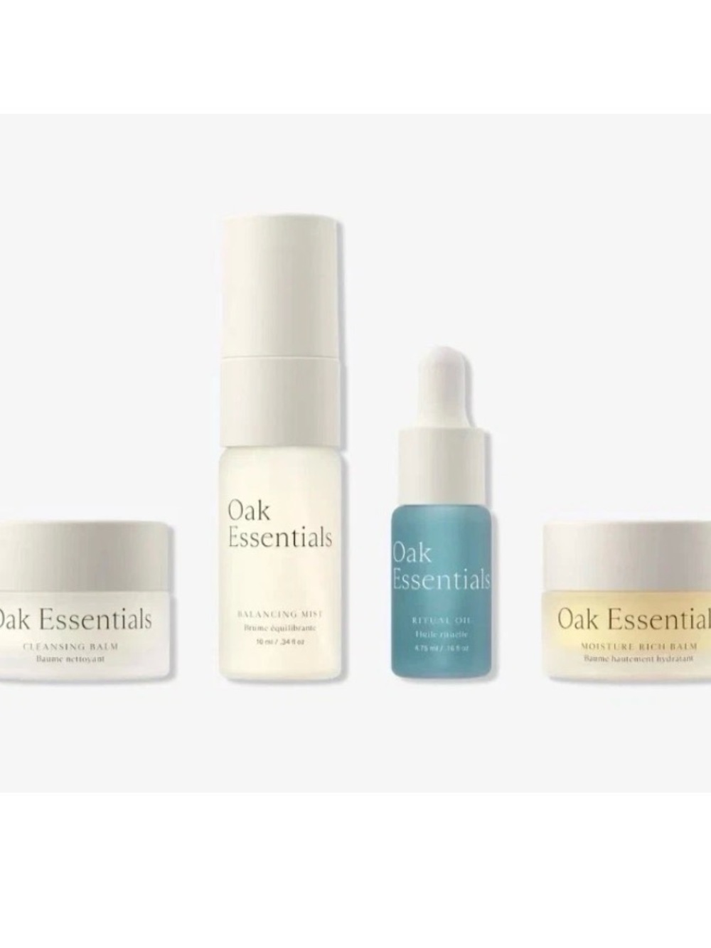 New Oak Essentials Skincare Set - Travel Size